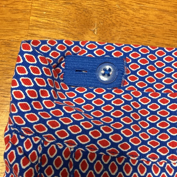 Janie and Jack Girls Size 5 Red White Blue Shorts 100% Cotton Adjustable Waist - Picture 7 of 9